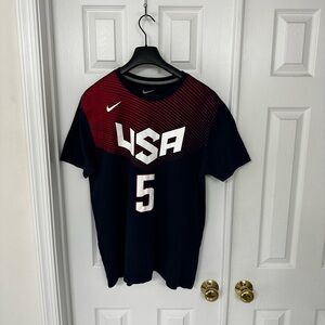 Nike USA Soccer Jersey Navy and Red
